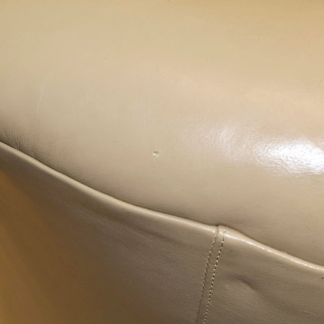 Patrician Patrician Furniture Leather Loveseat 1980s For Sale - Image 4 of 7