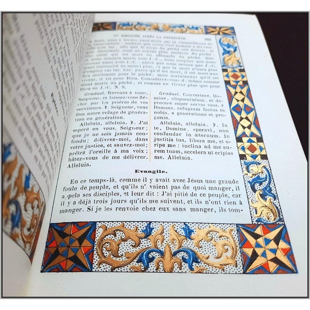 (1860) Christian "Roman Parishioner Illuminates" With 500 Chromolithograps - Antique Devotional Christian Bible Art For Sale - Image 13 of 18