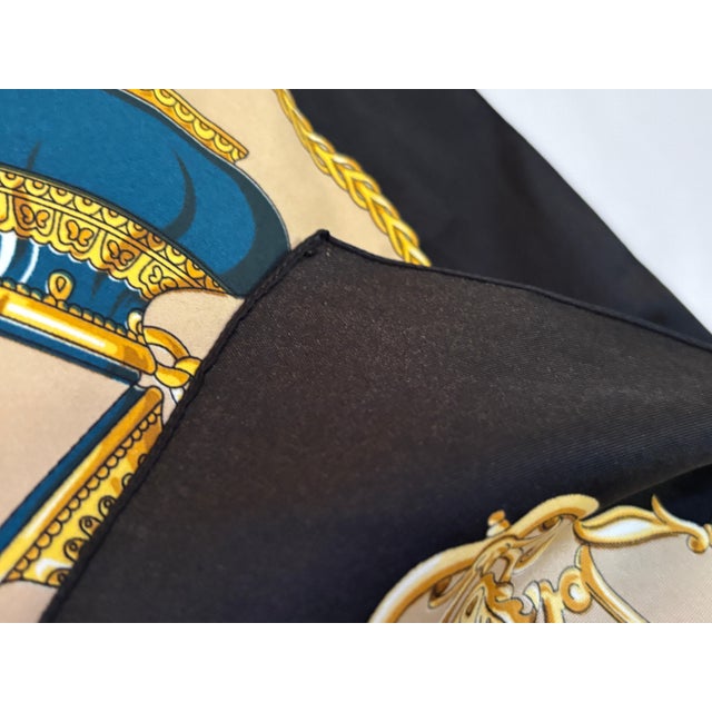 Vintage Italian Scarf Shawl with Luxury Writing Instruments Italy For Sale In Palm Springs - Image 6 of 12