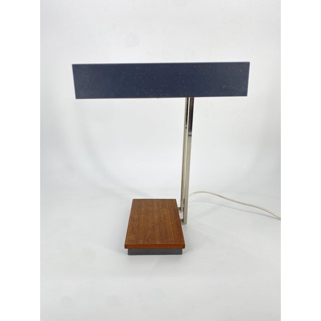 Minimalist Model 6876 Table Lamp by Klaus Hempe for Kaiser Leuchten, Germany, 1965 For Sale - Image 10 of 15