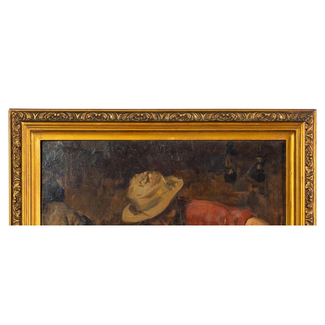 Alves Cardoso, Potter, 1927, Oil Painting on Canvas For Sale - Image 6 of 8