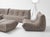 Refurbished 5-piece togo sofa set – warm grey microfiber pre-owned, independently refurbished and professionally...
