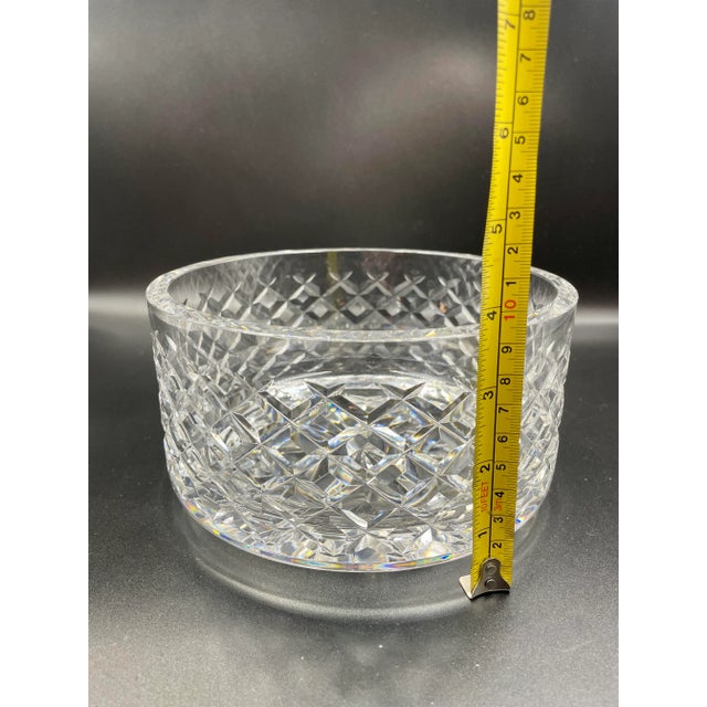 Late 20th Century Waterford Crystal Bowl in Alana Pattern For Sale - Image 11 of 13