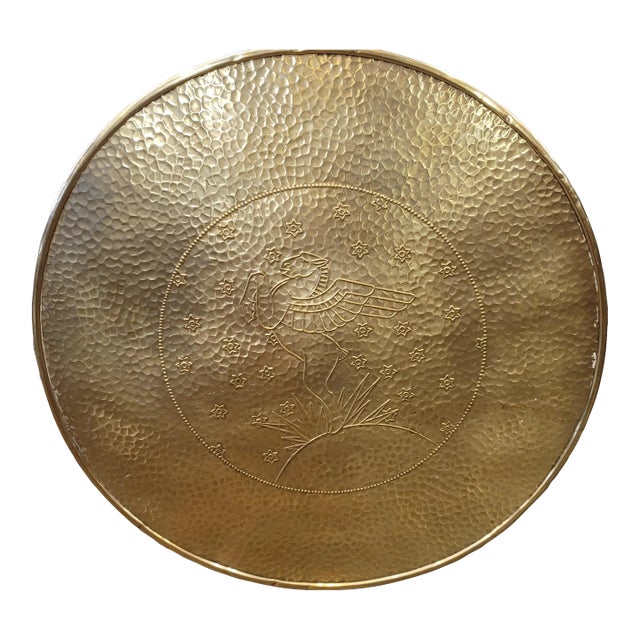 Antique Greek God Pegasus Cocktail Table /1920s Side Table For Sale