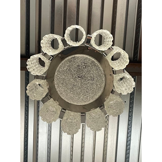 Hanging Light with Murano Tubulars from Doria Leuchten, 1960s For Sale - Image 10 of 18