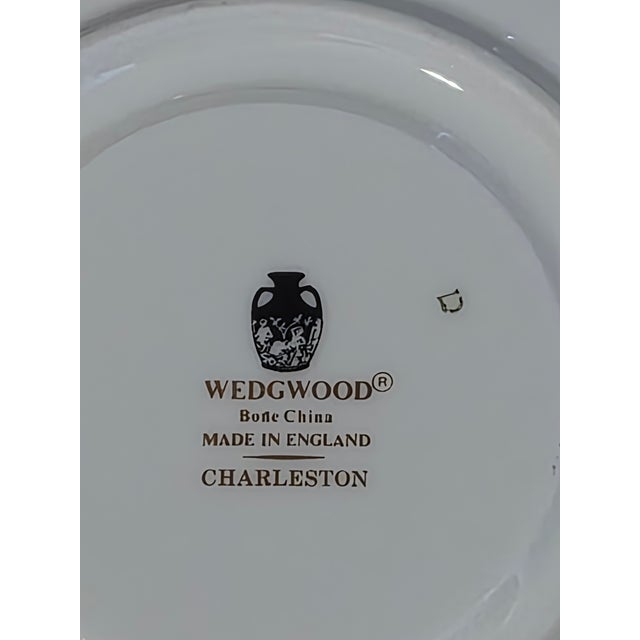 Wedgwood 1970s Wedgwood Charleston Bone China Saucers - Set of 3 For Sale - Image 4 of 4