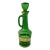 Mid-Century Italian Emerald Green Glass Decanter For Sale