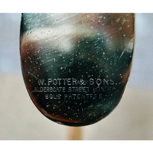 Victorian Brass Shoe Display Stand For Sale - Image 9 of 10