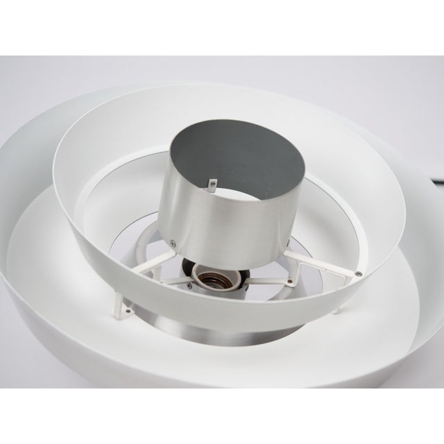 Metal Vintage Nova Pendant Lamp in Aluminum by Jo Hammerborg for Fog and Mørup, 1963 For Sale - Image 7 of 12