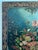 Sky Blue Extra Large Castilian Imports Vintage Painting on Wood With Birds and Flowers (70 X 38 X 1.1 Inches) For Sale - Image 8 of 12