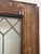 Wood Antique Clear Leaded Glass Window in Wood Frame For Sale - Image 7 of 12