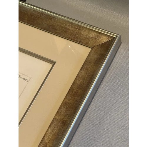 Early 19th Century Pair of Framed Etching Prints of Howard of Surrey and Clinton by Bartolozzi Reproduction For Sale - Image 11 of 11