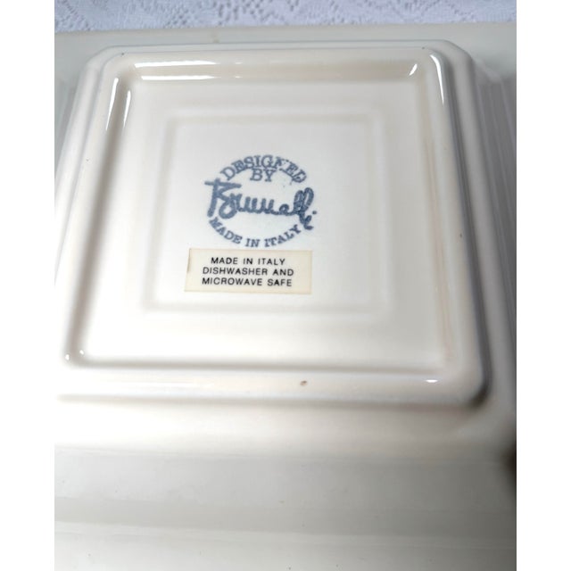 2000 - 2009 Tiffany Boutique Large 12" Square Serving Bowl For Sale - Image 5 of 6