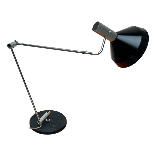 Mid-Century Modern Swiss Type 60 Minimalist Table Lamp by Rosemarie and Rico Baltensweiler for Baltensweiler, 1960s For Sale