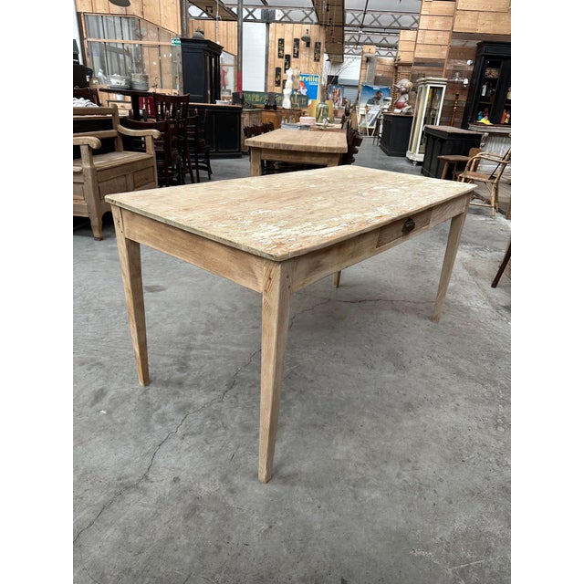 Country Table with Spindle Legs For Sale - Image 4 of 12