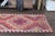 Textile 1970s Turkish Oushak Handmade Wool Cotton Pink Runner Rug For Sale - Image 7 of 11