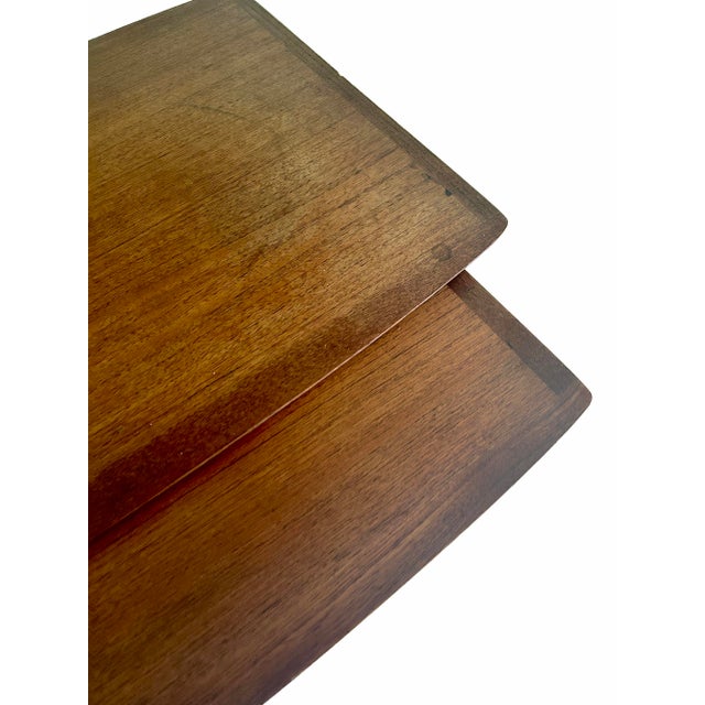 Vintage Danish Nesting Tables from Moebel Intarsia, Set of 2 For Sale - Image 10 of 11