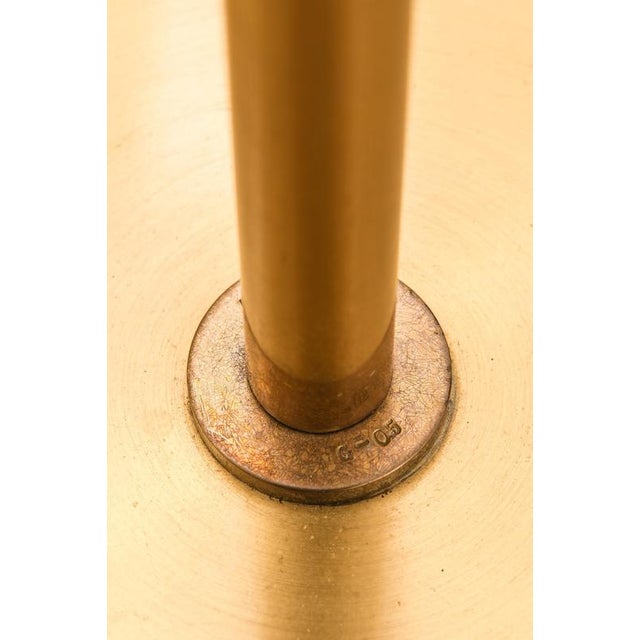 Floor Lamp in Brass and Glass from Bergboms, 1950s For Sale - Image 6 of 9