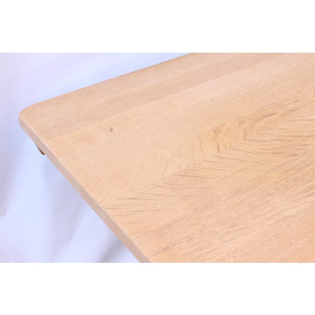 Danish Oak Extendable Dining Table, 1980s For Sale - Image 9 of 18