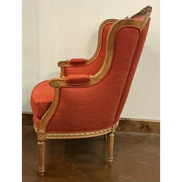 Late 19th Century Vintage Louis XV Style Bergere For Sale - Image 5 of 5