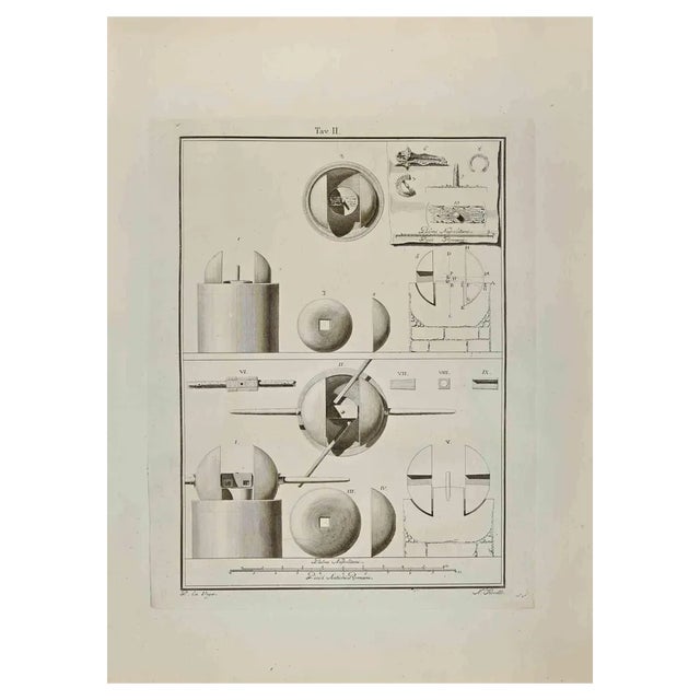 Nicola Fiorillo, Ancient Still Life 11, Etching, 18th Century For Sale