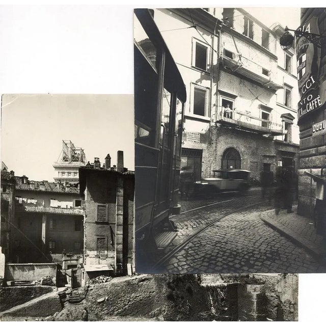 Via Alessandrina - Disappeared Rome - Two Vintage Photos Early 20th Century Early 20th Century For Sale - Image 4 of 4