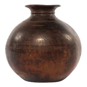 Four Hands Found Wooden Jar, Reclaimed Natural