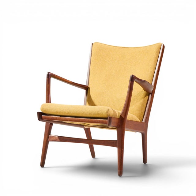 Hans Wegner Ap-16 Mid Century Danish Teak Lounge Chairs - Pair For Sale In Chicago - Image 6 of 12