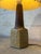 Ceramic Ceramic Table Lamp With Pleated Paper Shade Danish Mid-Century Modern 1970s For Sale - Image 7 of 10