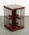 Edwardian Revolving Bookcase with Serpentine Shaped Top For Sale - Image 15 of 15