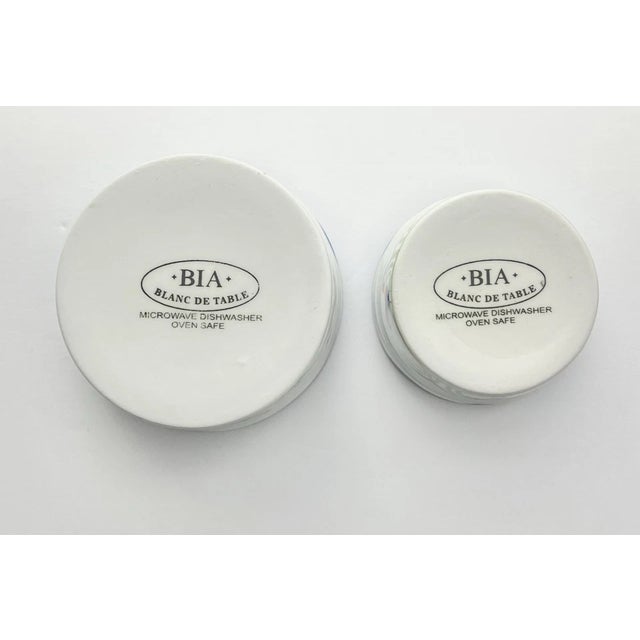 Bia Cordon Bleu, Blanc De Table “Rooster” Porcelain Baking Ramekin Bowls - Set of 8 For Sale - Image 4 of 4