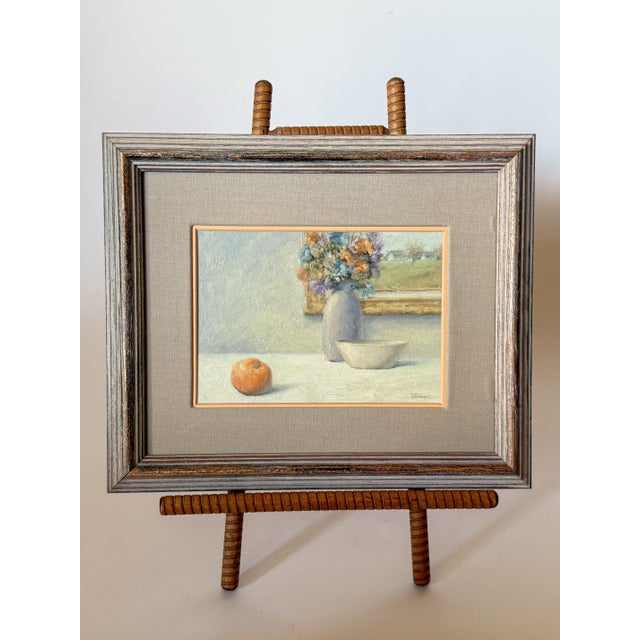 Vintage Original Oil Painting, Still Life, by Steve Trower (American, 20th Century) For Sale In Dallas - Image 6 of 7