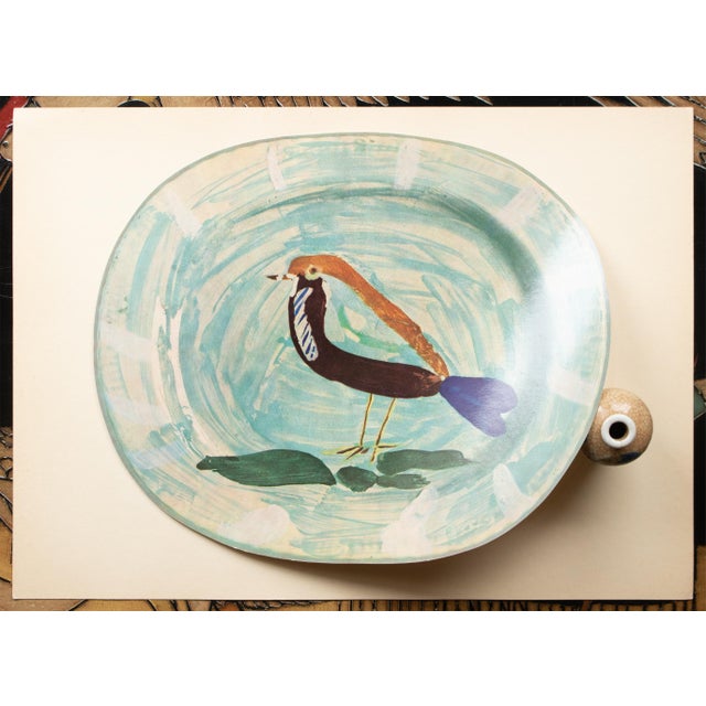 1950 Set of 8 Vintage Prints of Picasso's Ceramic Platters From Switzerland For Sale - Image 9 of 18