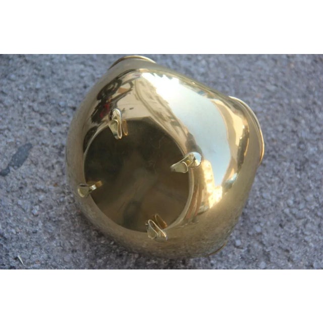 Mid-Century Modern Vintage Italian Brass Bowl, 1950s For Sale - Image 3 of 5