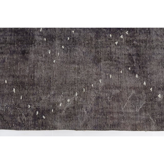 White Mid 20th Century Deep Anthracite With White Geometric Accents For Sale - Image 8 of 10