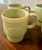 Jadeite Green Style Stacking Mugs For Sale - Image 6 of 12