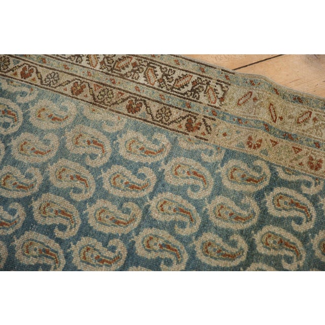 1930s Vintage Persian Hamadan Staggered Boteh Wool Rug Runner For Sale - Image 9 of 11