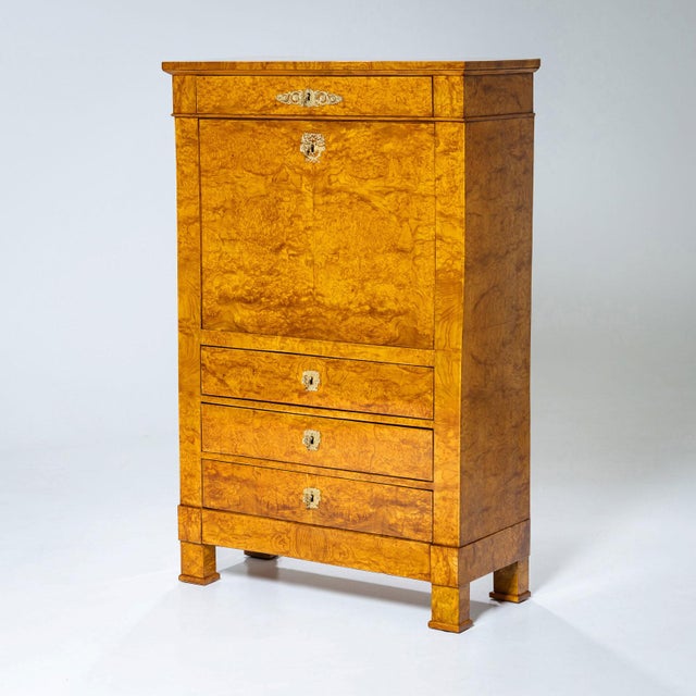 Biedermeier Secretary Desk, Mid-19th Century For Sale - Image 5 of 12