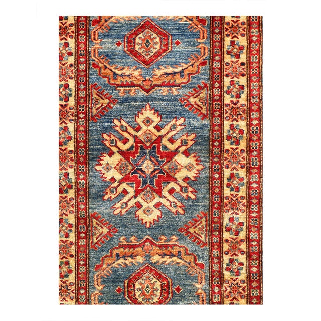Kazak is a modern shape of old Caucasian rugs which strictly adheres to traditional design elements of the Caucasus. It...