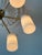 Cream Mid-Century Modern Swedish Semi Flush Mount Chandelier in Brass and Opaline Glass by Gert Nystrom for Fagerhult and Orrefors, 1960 For Sale - Image 8 of 11