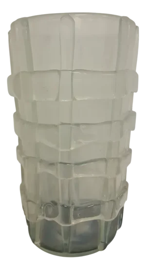 Large Iridescent Vase with Applications attributed to Ferro, Toso & Barovier