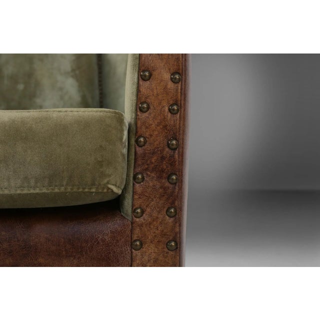 Art Deco Armchair in Leatherette For Sale - Image 6 of 10