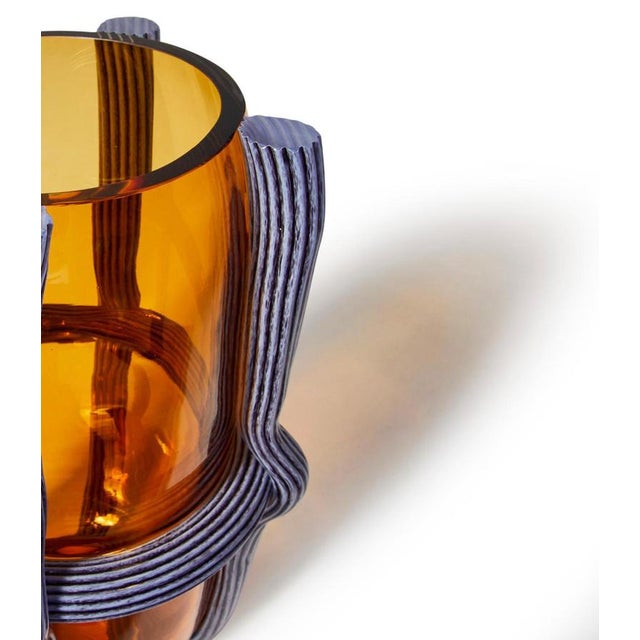 Glass Sestiere Vase in Murano Glass by Patricia Urquiola For Sale - Image 7 of 14