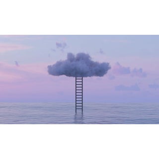 Akinbostanci, Stairs to the Clouds, Ladder of Success Concept, Photograph For Sale