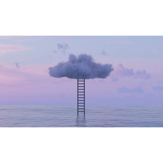 Akinbostanci, Stairs to the Clouds, Ladder of Success Concept, Photograph For Sale