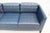 MCM Style Mark Goetz for Bernhardt Design Moreau Sofa in Navy Blue Leather For Sale - Image 11 of 18