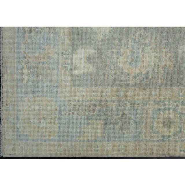 Turkish Oushak Rug 3'9" x 5'8" #17347 For Sale - Image 4 of 8