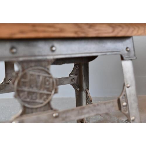 Large Industrial Dining Table by H Mc-G and Co LTD, 1920s For Sale - Image 10 of 13