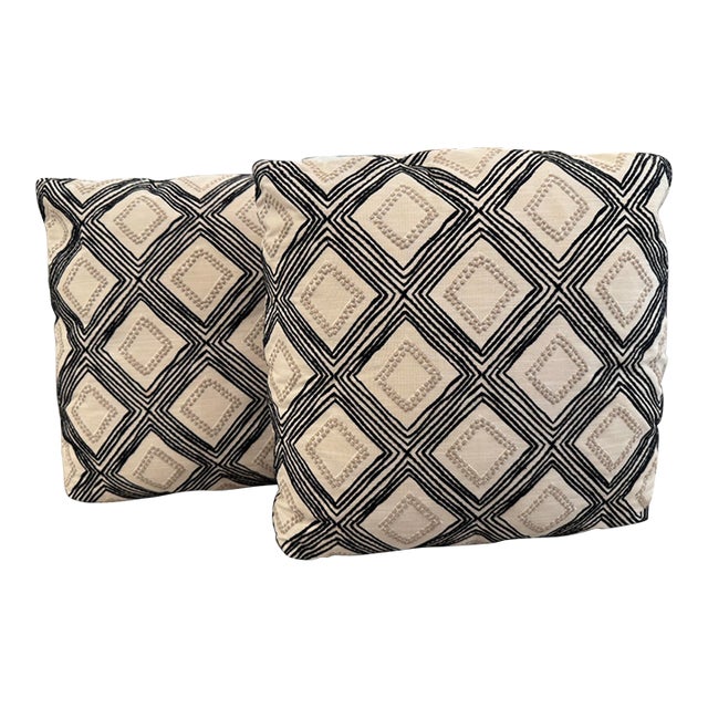 Walter G Swazi Throw Pillows, Pair For Sale