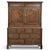 Traditional 18th Century Georgian Period English Oak Linen Press For Sale - Image 3 of 18
